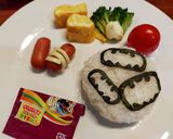 キャラ弁〈10月〉 バットマンハロウィン作り方6写真