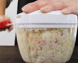 シャキシャキ蓮根入り＊鶏つくねの照り焼き作り方3写真