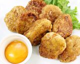 シャキシャキ蓮根入り＊鶏つくねの照り焼き作り方8写真