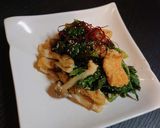レンチン小松菜と薄揚げ＆シメジの明太和え作り方6写真