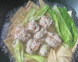 アジのすり身団子と干皮豆腐作り方4写真