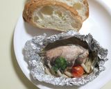 鮭のガーリックバターホイル焼き作り方7写真