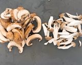 豚こまときのこのトマトクリーム煮♩作り方1写真