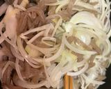 ヘルシー&かさ増し!豚こんにゃく丼作り方3写真