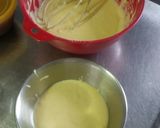 抹茶とゆであずきの炊飯器ケーキ作り方3写真
