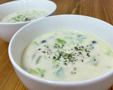 白菜ときのこのスープ【ここから栄養士】作り方3写真