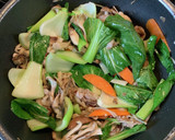 青梗菜ときのこの中華炒め作り方5写真