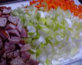 ふわふわ卵チャーハン　長ねぎ　みじん裏技作り方1写真