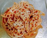 お弁当用☆レンチンれんこんの甘酢あん作り方1写真