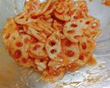 お弁当用☆レンチンれんこんの甘酢あん作り方3写真
