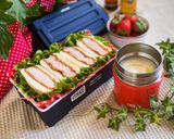 63℃,95℃かつサンドとポタージュ弁当作り方18写真