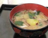 秋にぴったりのほっこり味噌汁作り方4写真