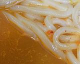 もやしとねぎのサッサッとキムチうどん作り方1写真