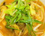 もやしとねぎのサッサッとキムチうどん作り方4写真