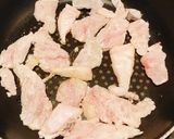 鯛のポワレ　春菊と舞茸のクリームソース作り方2写真