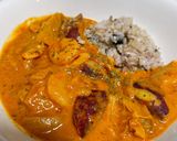さつまいもとエビのココナッツカレー作り方9写真