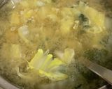 わかめと卵とじのお味噌汁作り方6写真