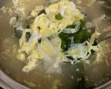 わかめと卵とじのお味噌汁作り方8写真