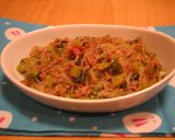 野沢菜とひき肉のぴり辛炒め作り方5写真