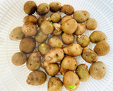 【むかご】ほっくり〜むかごで茶碗蒸し作り方2写真