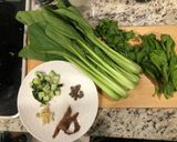 グリーンソース小松菜！サルサ　ヴェルデ作り方1写真