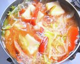 餅入り中華スープ作り方9写真