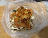 舞茸のキムチーズ焼作り方2写真