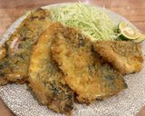 釣ってきた魚で鯵フライ作り方7写真