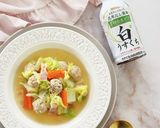 鶏団子と白菜のスープ作り方5写真