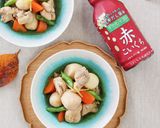 里芋と鶏肉の旨煮作り方4写真