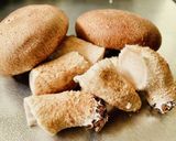 椎茸と椎茸の軸入り・炊き込みご飯作り方1写真