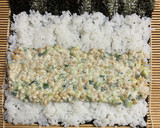 超簡単☆旨味堪能！納豆マヨわさび海苔巻き作り方3写真