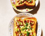 鶏そぼろとチーズのトースト作り方8写真