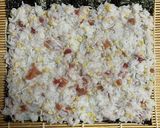 超簡単☆旨味堪能！しらす梅の納豆海苔巻き作り方2写真