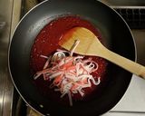 超簡単☆背徳のオムレツ風ナポリタンうどん作り方4写真
