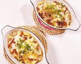じゃがいもと鶏そぼろのマヨネーズ焼き作り方12写真