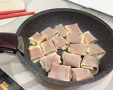 一口サイズ餃子の皮で包んだケチャップ焼き作り方2写真