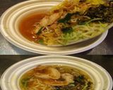 美味ドレとマー油で醤油ラーメン！作り方2写真