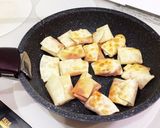 一口サイズ餃子の皮で包んだケチャップ焼き作り方3写真