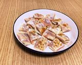 一口サイズ餃子の皮で包んだケチャップ焼き作り方4写真