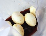 簡単美味しい【つゆたれカレー味玉】作り方2写真