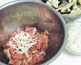 茄子の豚キムチ作り方8写真