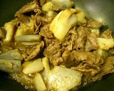 主菜～叩きレンコンと牛肉の炒め煮作り方5写真