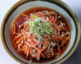 細切りチャーシューと白髪ネギのラーメン作り方5写真