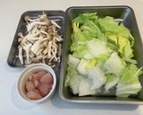 【簡単】白菜とキノコのヘルシー中華炒め作り方1写真