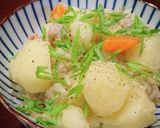 大人の塩にんにく肉じゃが作り方4写真