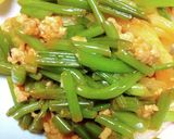 さつまいもの葉っぱの軸のピリ辛丼作り方4写真