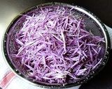 《もってのほか》梅風味酢の物作り方2写真