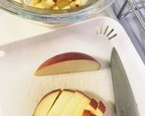 秋スイーツ☆さつま芋と林檎の天板ケーキ。作り方4写真
