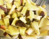 秋スイーツ☆さつま芋と林檎の天板ケーキ。作り方5写真
